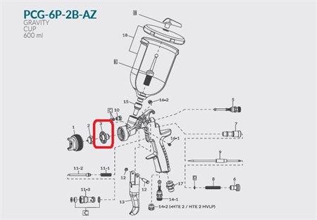 AZ3 HTE-2 Nozzle Holder